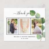 Begroting bruiloft Eucalyptus foto bedankt! (Voorkant)