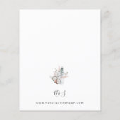 Begroting Coconut Coral & White Floral Wedding (Achterkant)