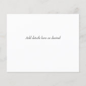 BEGROTING Dank u begrafenisherinnering Sjabloon (Achterkant)