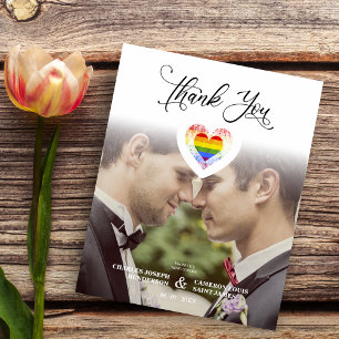 Begroting Dank u foto van LGBT Rainbow Pride Heart