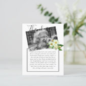 BEGROTING Dank u voor de begrafenis van een orbitu (Staand voorkant)