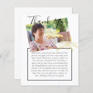 BEGROTING Dank u voor de begrafenis van een orbitu