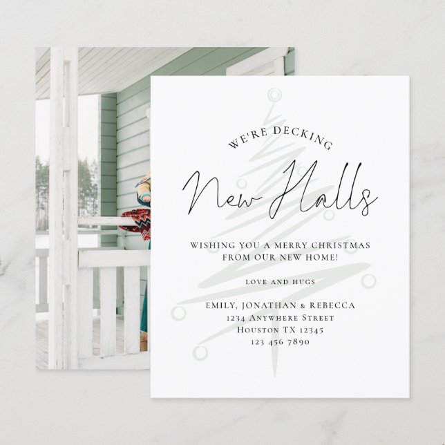 Begroting decodeert nieuwe zalen met kersttint-Kaa (Voorkant / Achterkant)