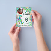 Begroting Dinosaur Birthday Party Flyer (Hand)