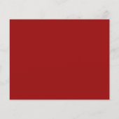 BEGROTING Eenvoudig rood script kerstfoto (Achterkant)