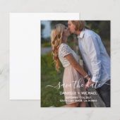 Begroting Eenvoudig sparen de Datum met Foto (Voorkant / Achterkant)