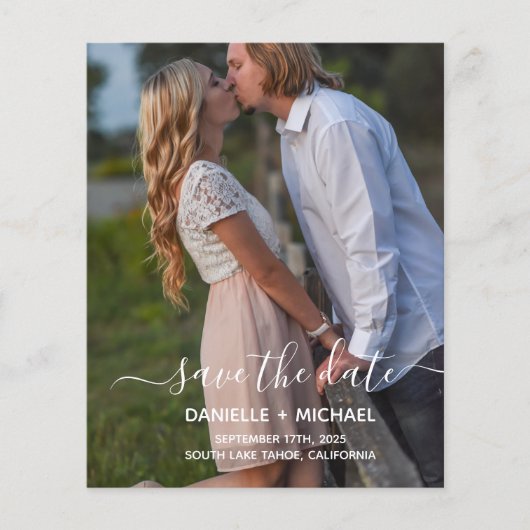 Begroting Eenvoudig sparen de Datum met Foto (Voorkant)