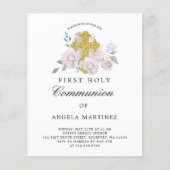 Begroting eerste communautaire uitnodiging tot roz (Voorkant)