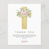 Begroting Eerste Heilige Communie Dank u droog roz (Voorkant)