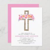 Begroting Eerste Heilige Communie Pastel Floral Pi (Voorkant / Achterkant)