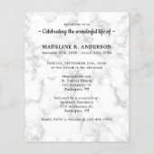 Begroting Elegant 5 Foto begrafenisherdenking van (Achterkant)