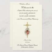 Begroting Elegant katholieke bruiloft Briefpapier (Voorkant / Achterkant)