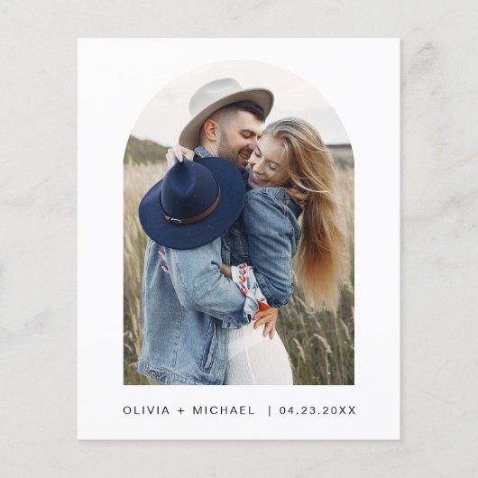 Begroting Elegant Modern sparen de Foto van de Dat Flyer (Voorkant)