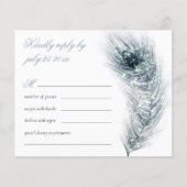 Begroting Elegant peace Feather Blauwgroen Wedding (Voorkant)