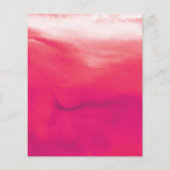 Begroting Elegant roze tulp Wedding Invitations (Achterkant)