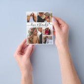 Begroting Elegant Script Collage Weddenschap Bedan Flyer (Hand)