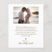 Begroting Elegant Script Collage Weddenschap Bedan Flyer (Achterkant)