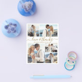 Begroting Elegant Script Collage Weddenschap Bedan Flyer (Enkel)