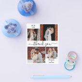 Begroting Elegant Script Weddenschap Collage Harte Flyer (Enkel)