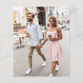 Begroting Elegant Two Photo Wedding Save the Date (Achterkant)