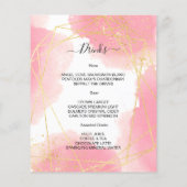 Begroting Elegant WEDDING MENU. MENU (Achterkant)