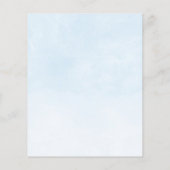 Begroting Elephant Twin Boys Virtueel Baby shower (Achterkant)