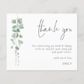 Begroting Eucalyptus 80e verjaardag Foto Hartelijk (Voorkant)