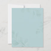 Begroting Eucalyptus Botanische Baby shower (Achterkant)