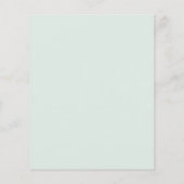 Begroting Eucalyptus Celebration of Life Invitatio (Achterkant)