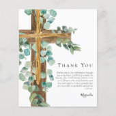 BEGROTING Eucalyptus Cross | Bevestiging bedankt (Voorkant)