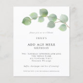 Begroting Eucalyptus Elke leeftijd wordt uitgenodi (Voorkant)