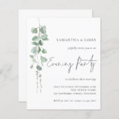 Begroting Eucalyptus Evening Party Weddenschap (Voorkant / Achterkant)