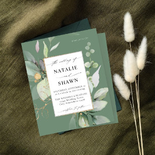 Begroting Eucalyptus Glow Gold Greenery Weddenscha