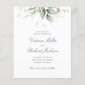 Begroting Eucalyptus Green Foliage bespaart datum (Voorkant)