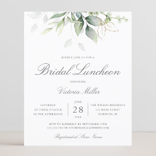 Begroting Eucalyptus Greenery Bridal Luncheon
