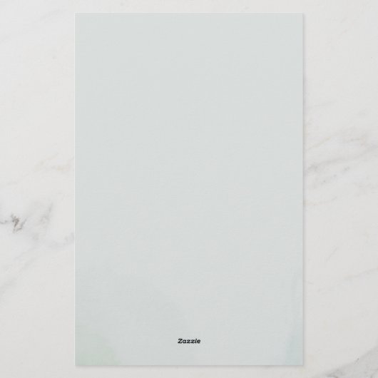 Begroting Eucalyptus Greenery Couples Baby shower Briefpapier (Achterkant)