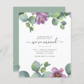 Begroting Eucalyptus Greenery We hebben beweging g (Voorkant / Achterkant)