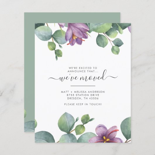 Begroting Eucalyptus Greenery We hebben beweging g (Voorkant / Achterkant)