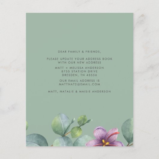 Begroting Eucalyptus Greenery We hebben beweging g (Achterkant)