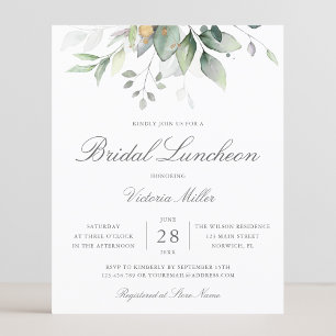 Begroting Eucalyptus leest Bridal Luncheon
