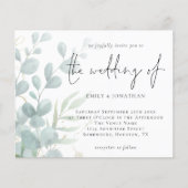 Begroting Eucalyptus Powder Blue Weddenschap (Voorkant)