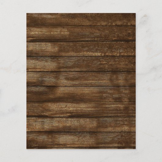 Begroting Eucalyptus Rustic Wedding Invitations (Achterkant)