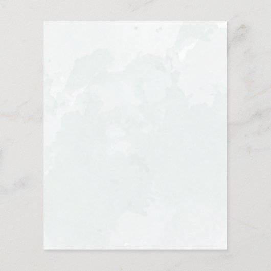 Begroting Eucalyptus Sage Green Waterverf Weddensc (Achterkant)