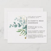 BEGROTING Eucalyptus - Uitnodiging tot leven (Voorkant / Achterkant)