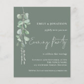 Begroting Eucalyptus Weddenschap Avond (Voorkant)