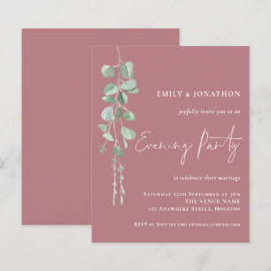 Begroting Eucalyptus Weddenschap Avond Pink