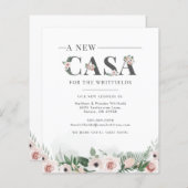 Begroting Floral New Casa Moving kondiging (Voorkant / Achterkant)