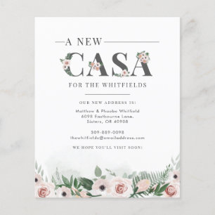 Begroting Floral New Casa Moving kondiging