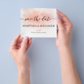 BEGROTING/Flyer. Sla de datum op. Flyer (Hand)