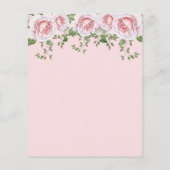 Begroting foto roze koppels douche Uitnodiging (Achterkant)